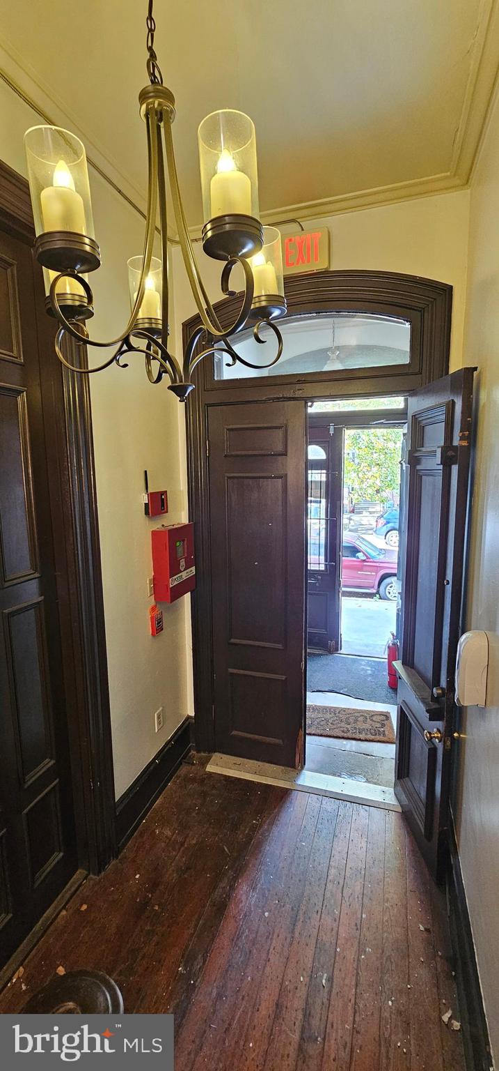 3618 Spring Garden Street Philadelphia, PA 19104 - Photo 5 of 41 a view of a hallway with wooden floor