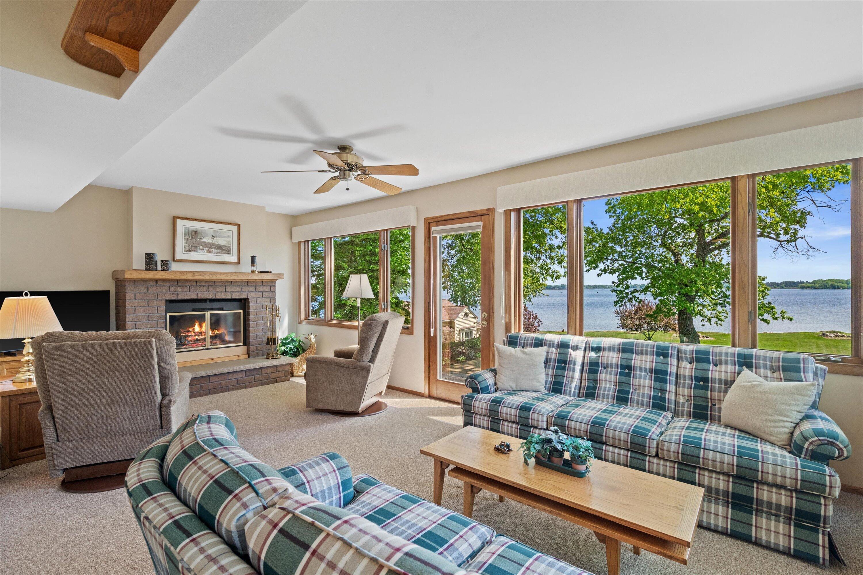 7301 West Wind Lake Road Norway, WI 53185 - Photo 4 of 58 Panoramic Lake Views!