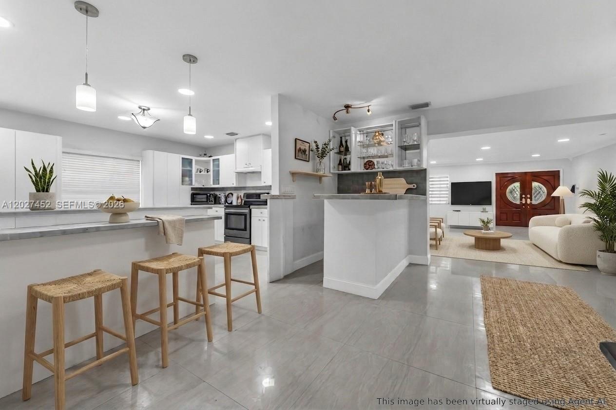 6284 Southwest 26th Street Miami, FL 33155 - Photo 25 of 74 kitchen rendering