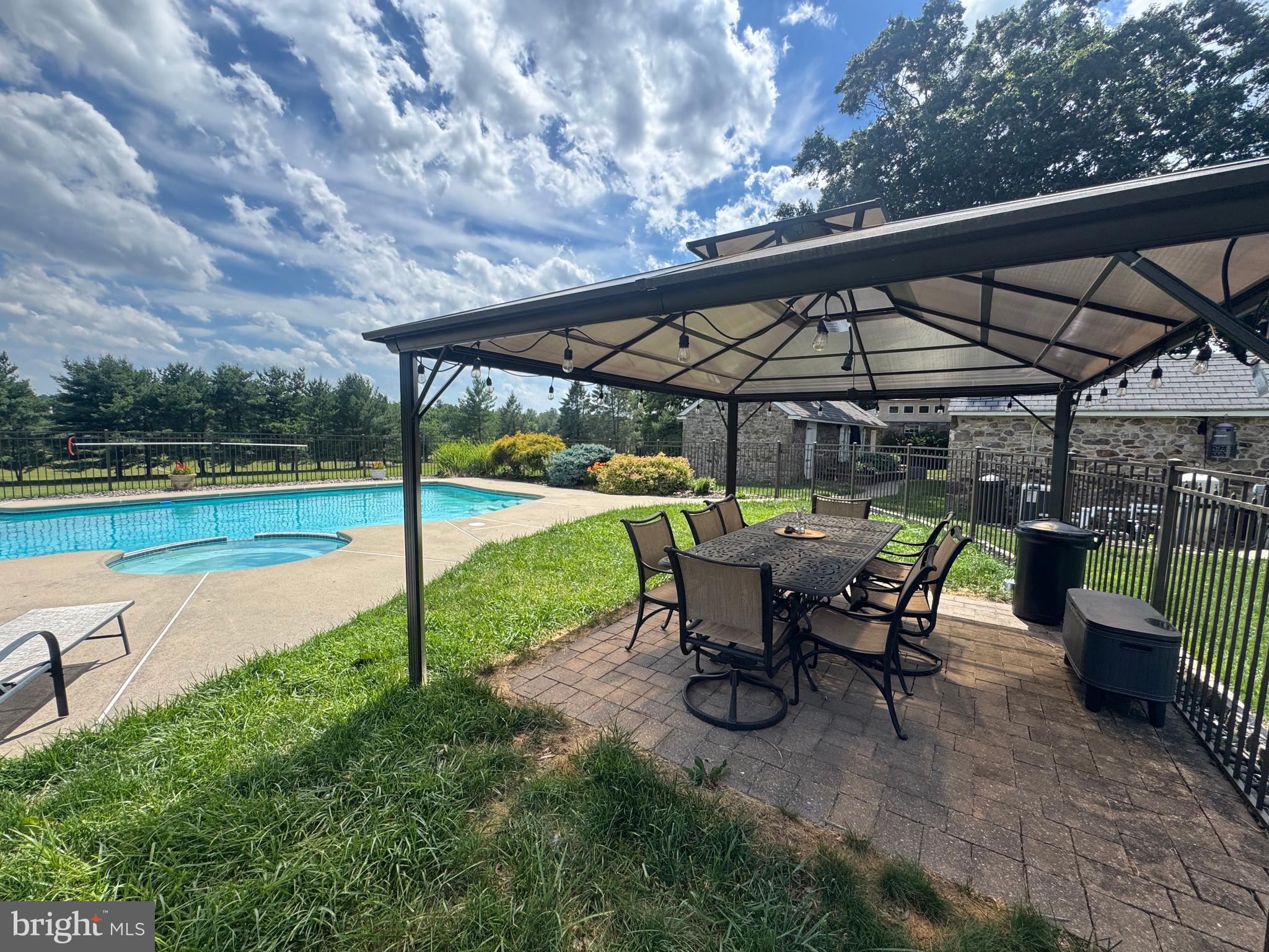 381 Holland Road Holland, PA 18966 - Photo 14 of 18 Pergola on Paver Patio