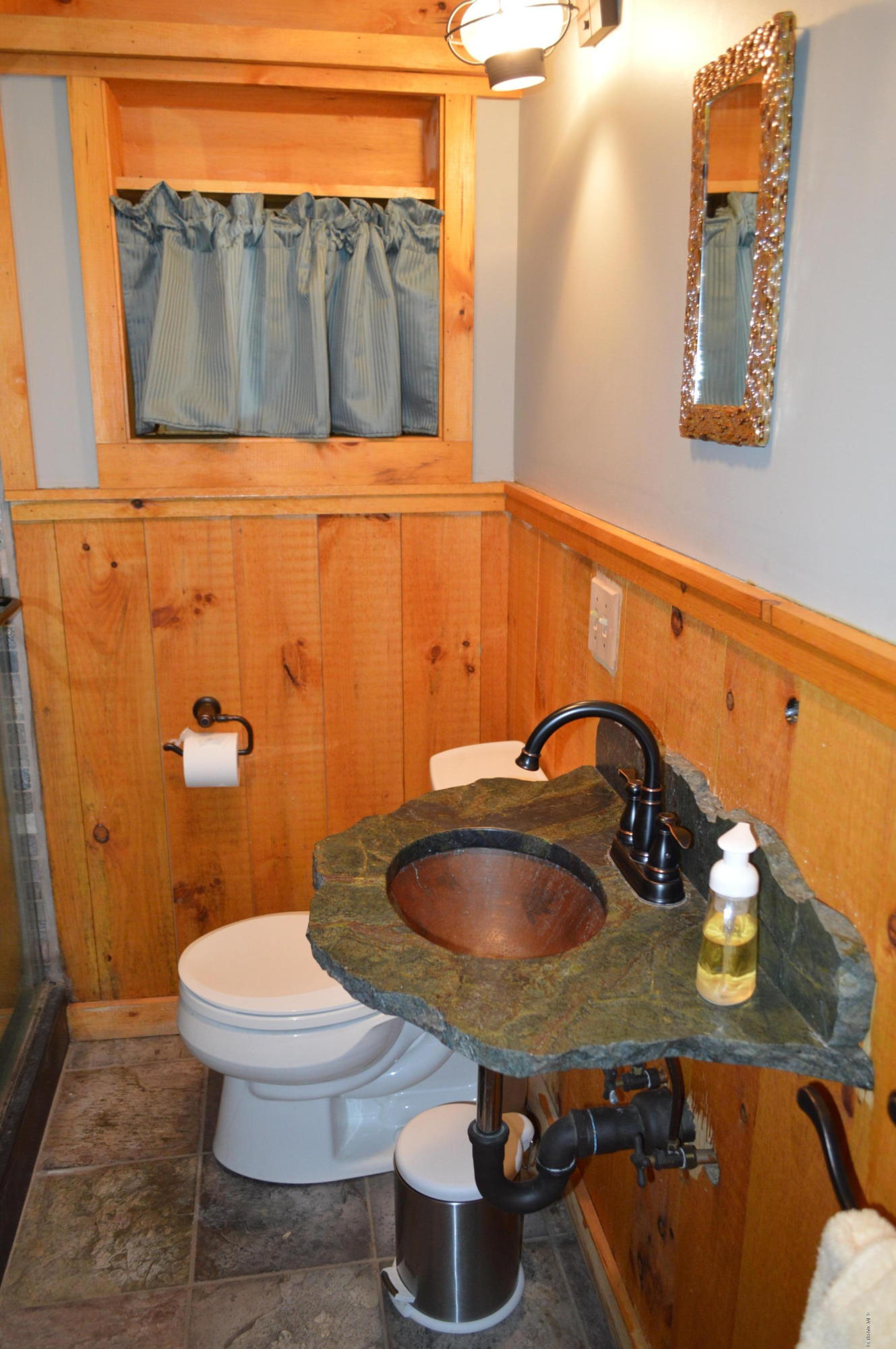 32 Chestnut Road Richmond, MA 01201 - Photo 14 of 31 a bathroom with a toilet and a sink