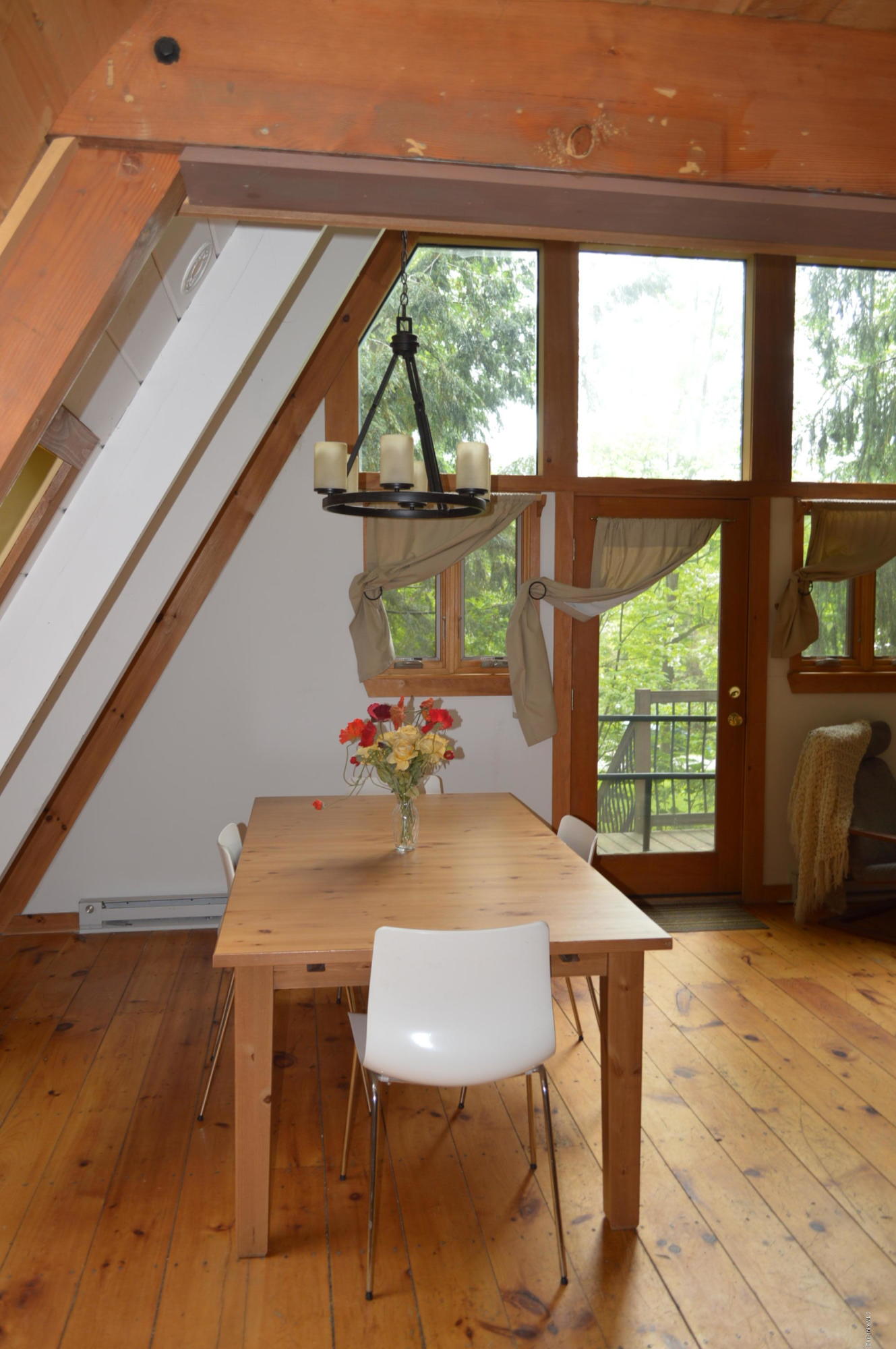 32 Chestnut Road Richmond, MA 01201 - Photo 21 of 31 a view of a dining room with furniture window and outside view