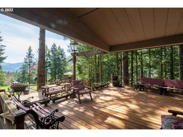 a view of a lounge chairs in the patio