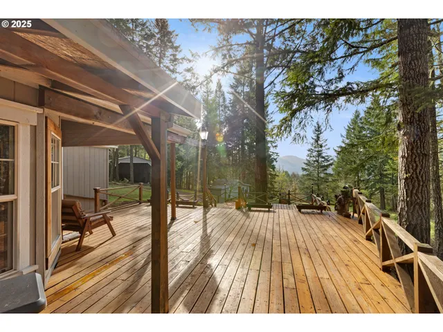 a view of a roof deck