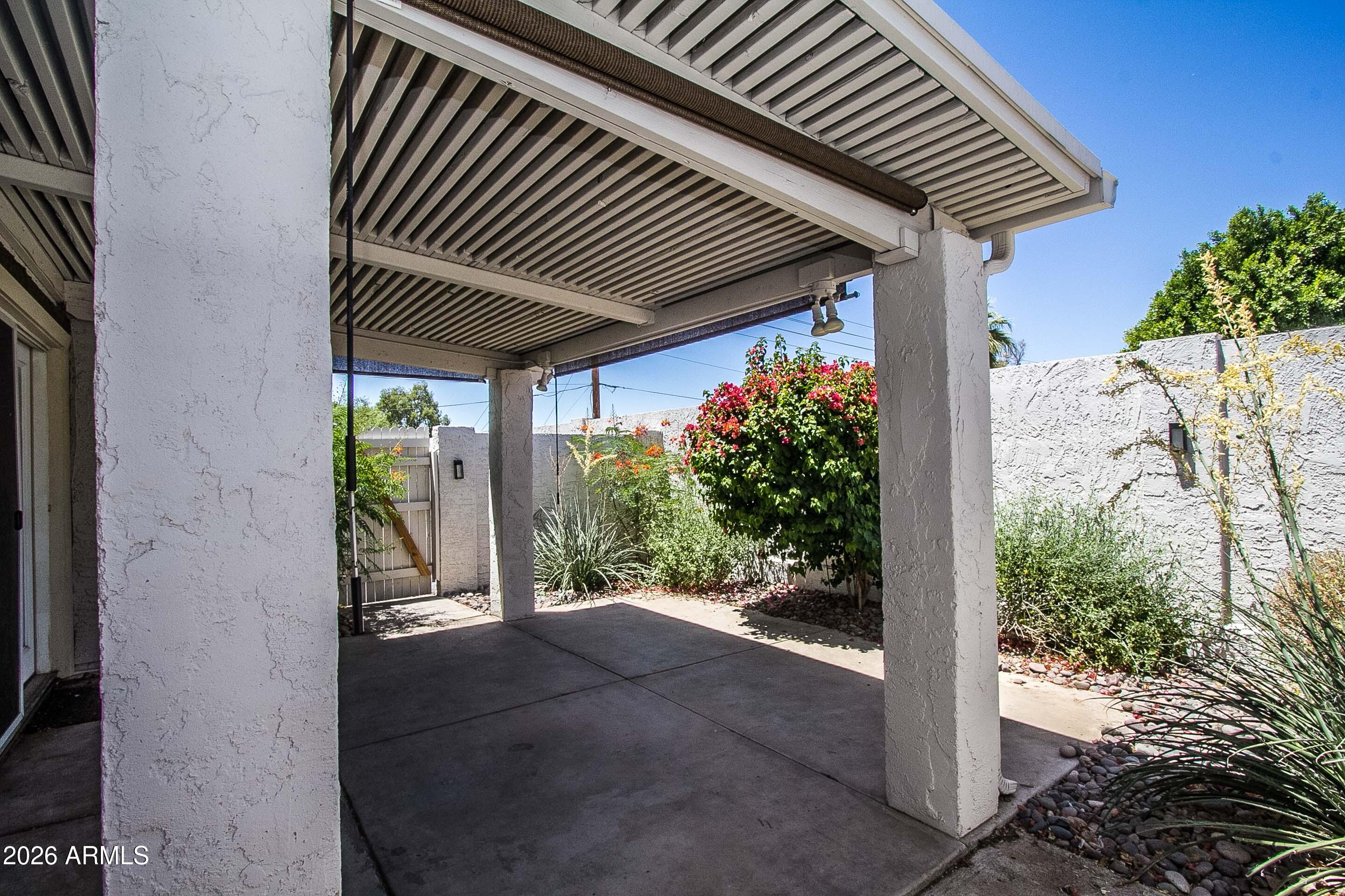 7755 East Thomas Road, Unit 18 Scottsdale, AZ 85251 - Photo 20 of 26 Private patio
