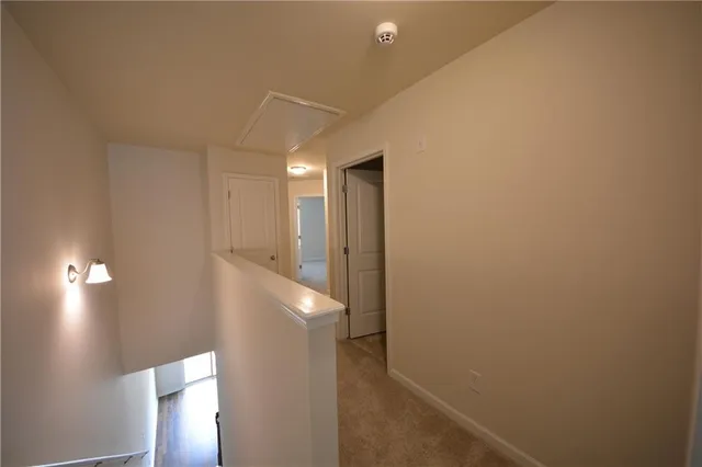 a view of an empty room