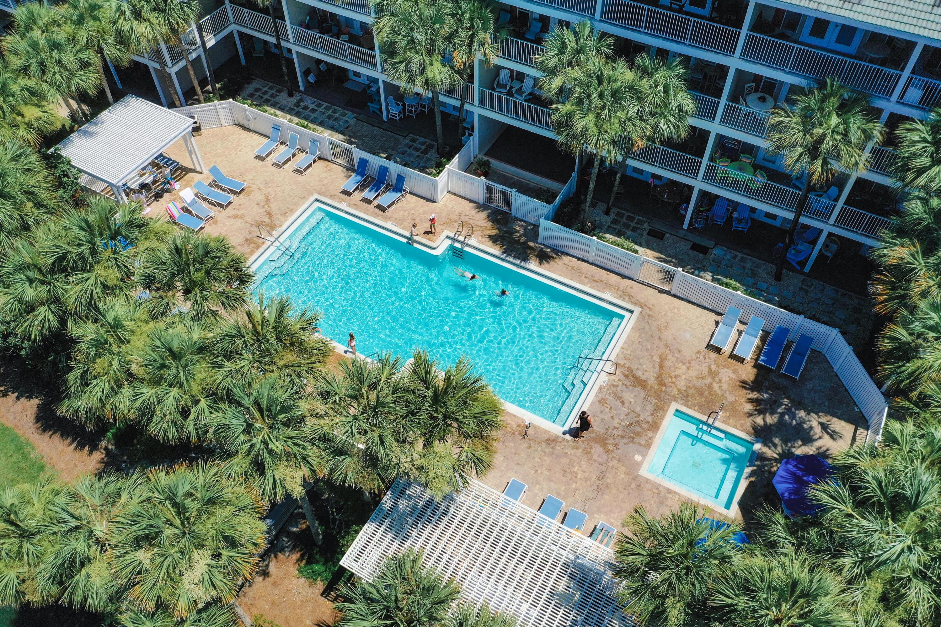 144 Spires Lane, Unit 315 Santa Rosa Beach, FL 32459 - Photo 36 of 53 Aerial of pool