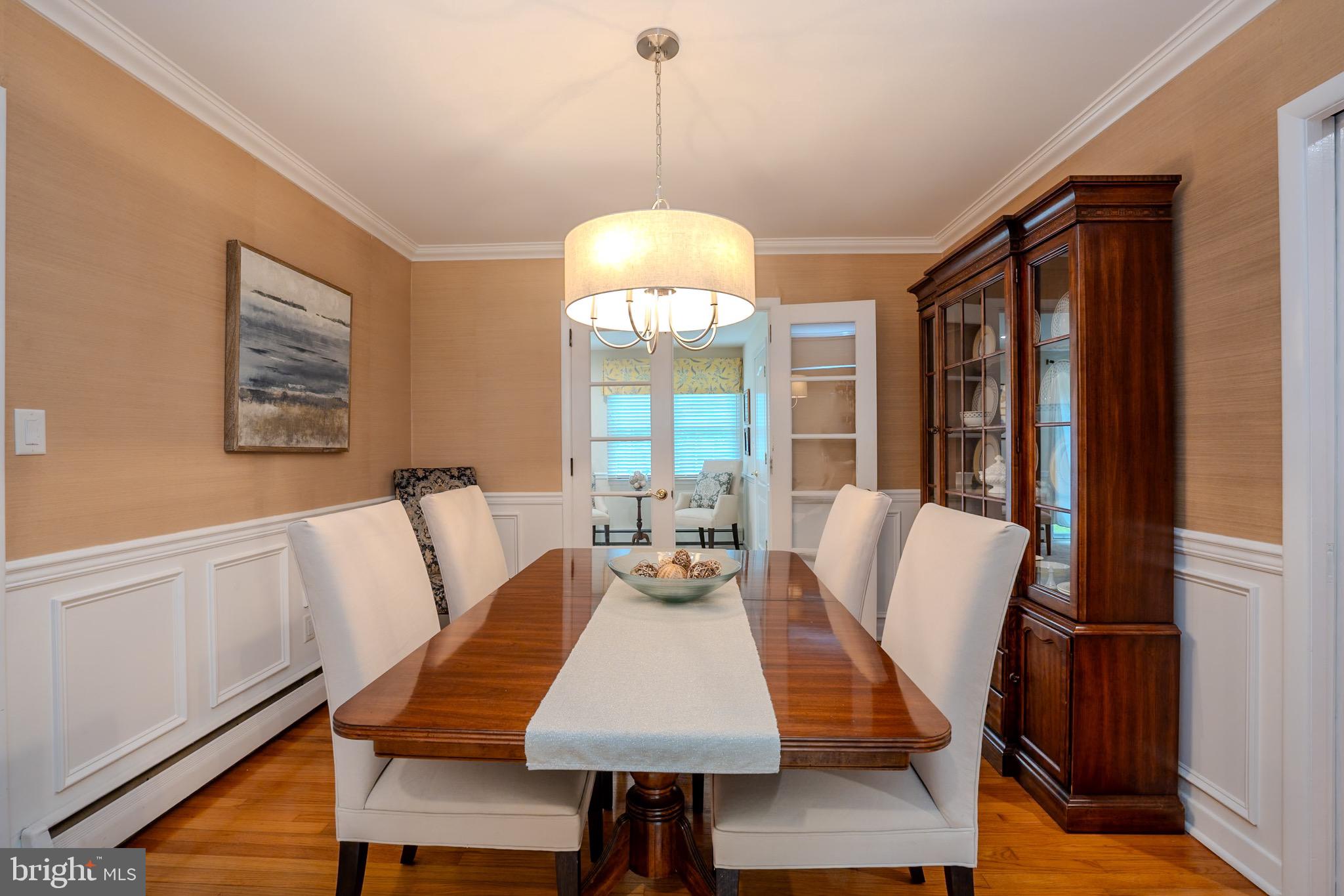 3 Manor Avenue Princeton, NJ 08540 - Photo 8 of 35 a view of a dining room with furniture window and wooden floor