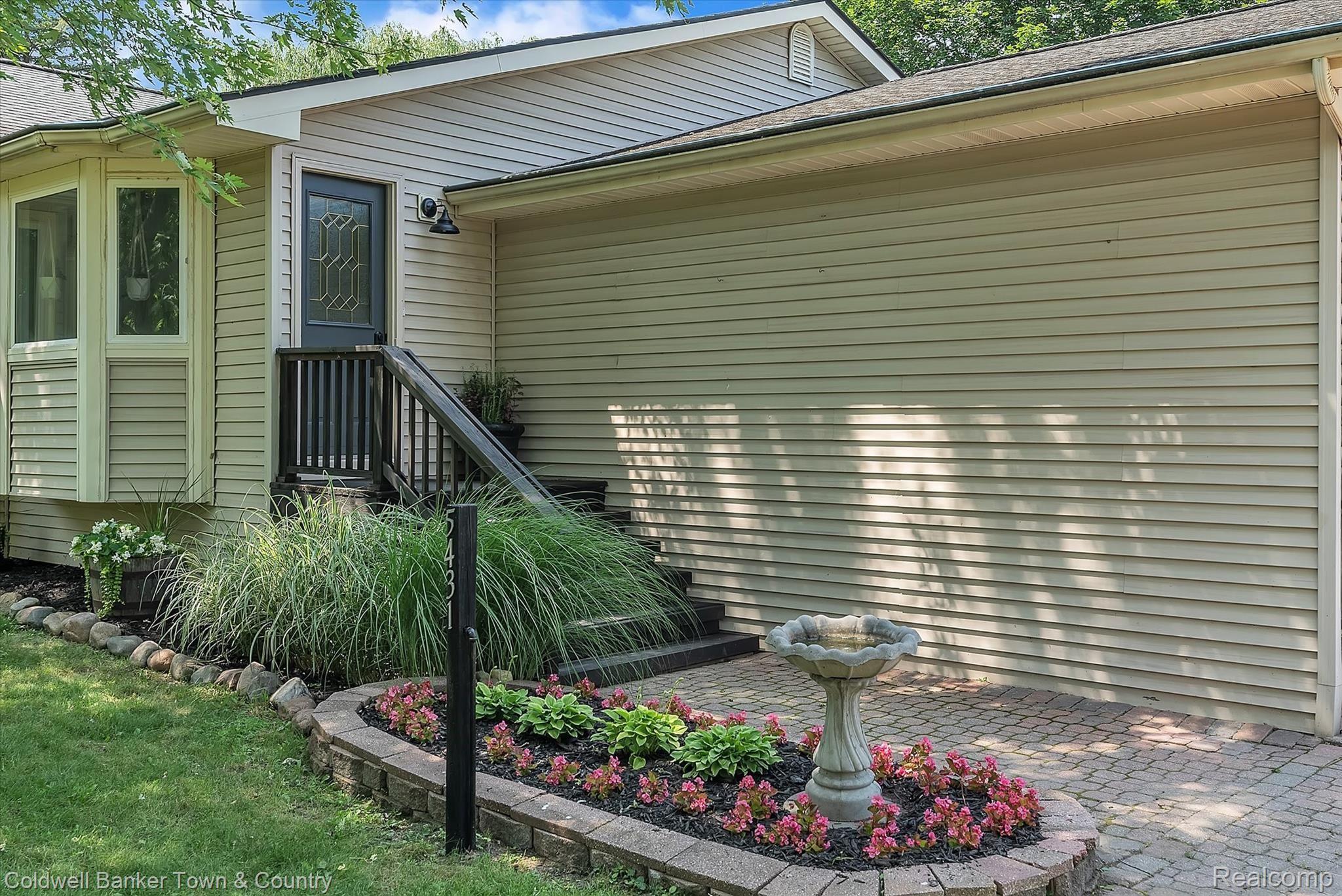 Main Entrance with manured landscaping