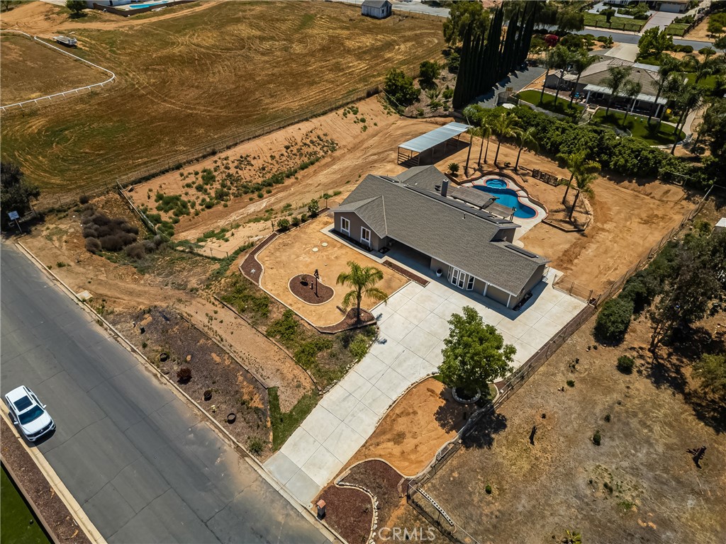 16481 Valle Vista Way Riverside, CA 92506 - Photo 3 of 73 an aerial view of residential houses with outdoor space