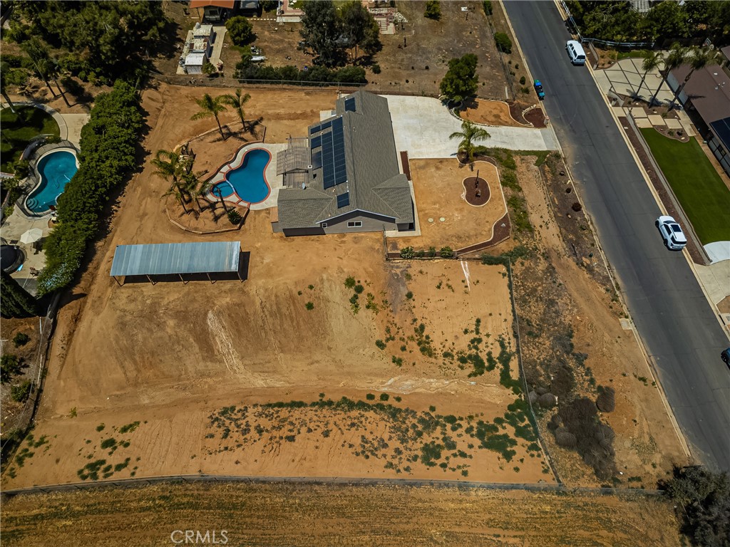 16481 Valle Vista Way Riverside, CA 92506 - Photo 66 of 73 an aerial view of a house with outdoor space