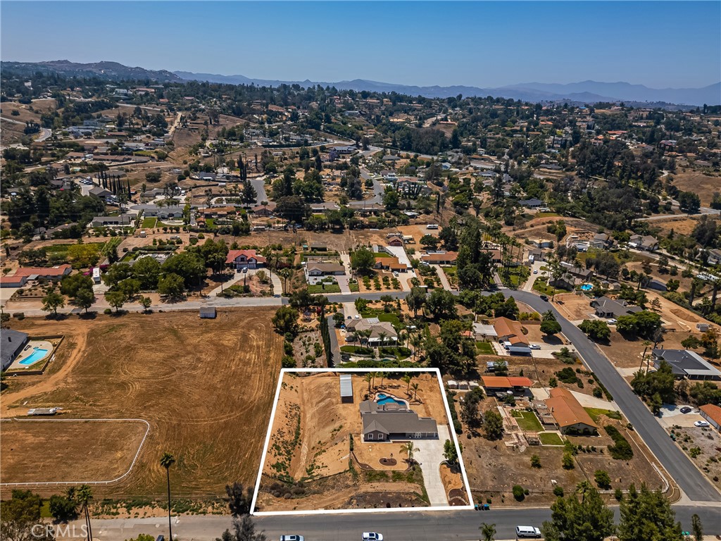 16481 Valle Vista Way Riverside, CA 92506 - Photo 68 of 73 an aerial view of residential houses with outdoor space