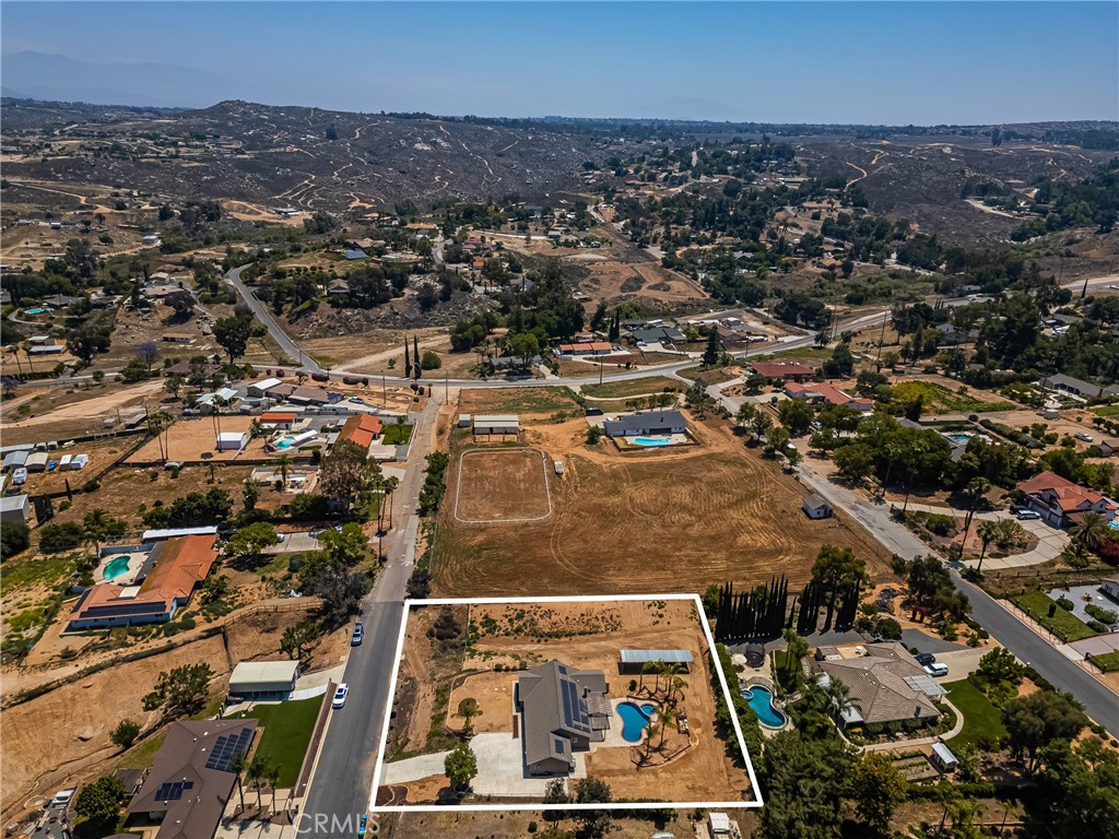 16481 Valle Vista Way Riverside, CA 92506 - Photo 73 of 73 an aerial view of residential houses with city view