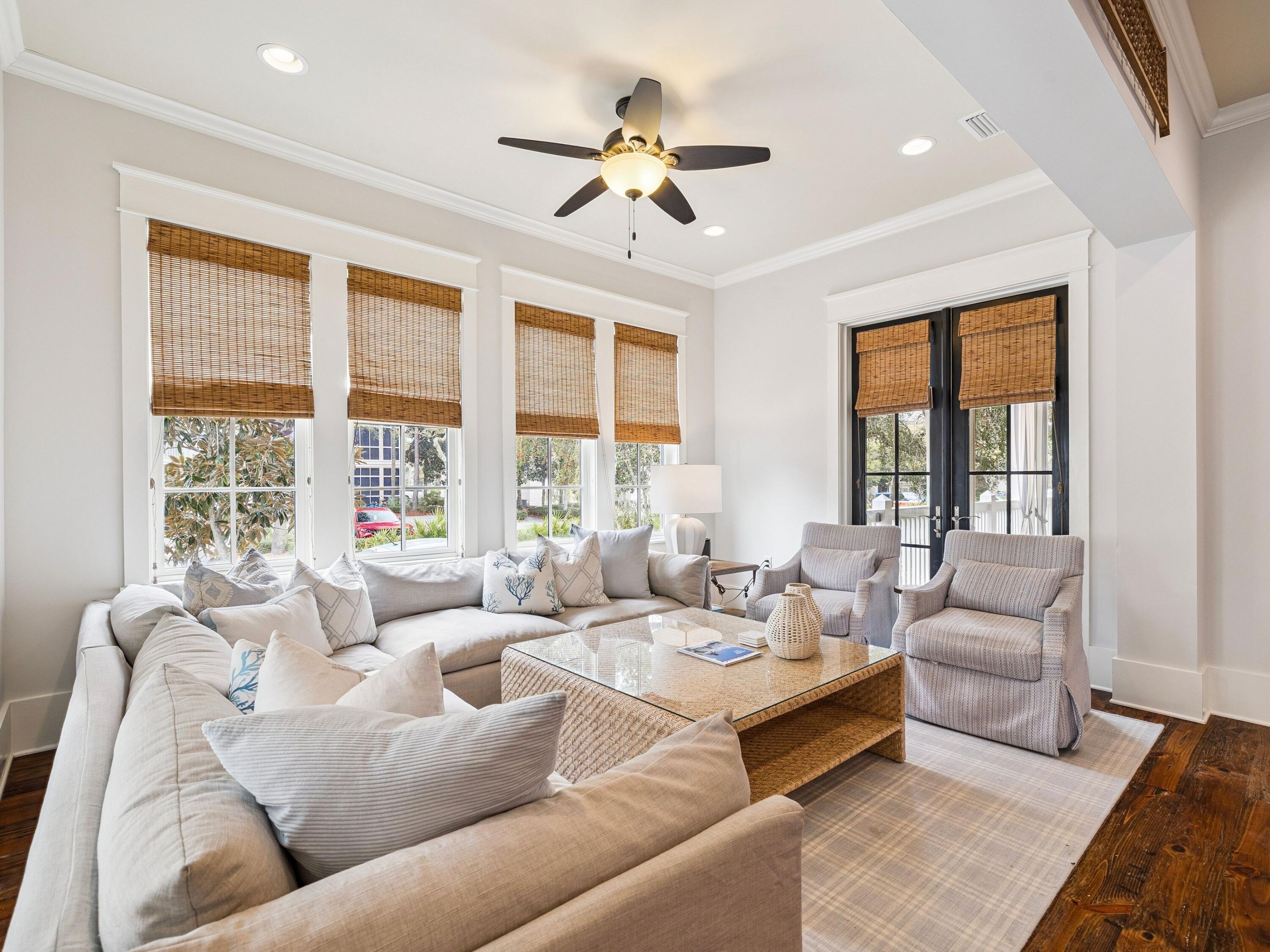 51 Mystic Cobalt Street Santa Rosa Beach, FL 32459 - Photo 20 of 46 a living room with furniture and a large window