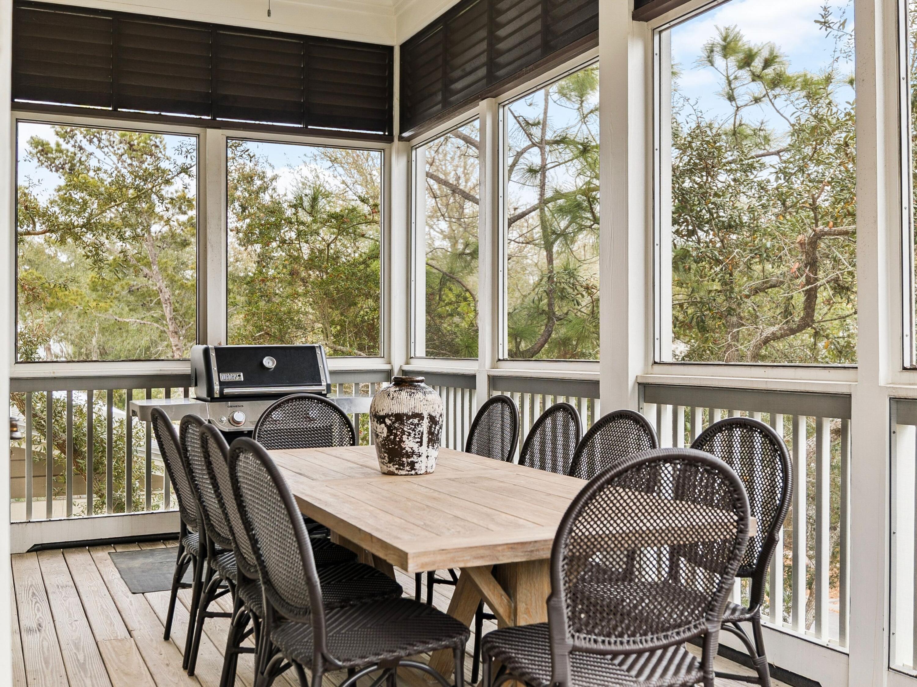 51 Mystic Cobalt Street Santa Rosa Beach, FL 32459 - Photo 21 of 46 a view of a city from a dining room with furniture window and outside view