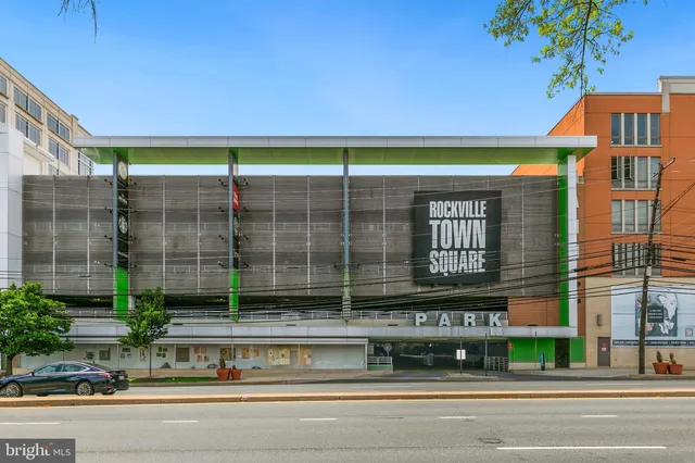 a front view of a building with street view