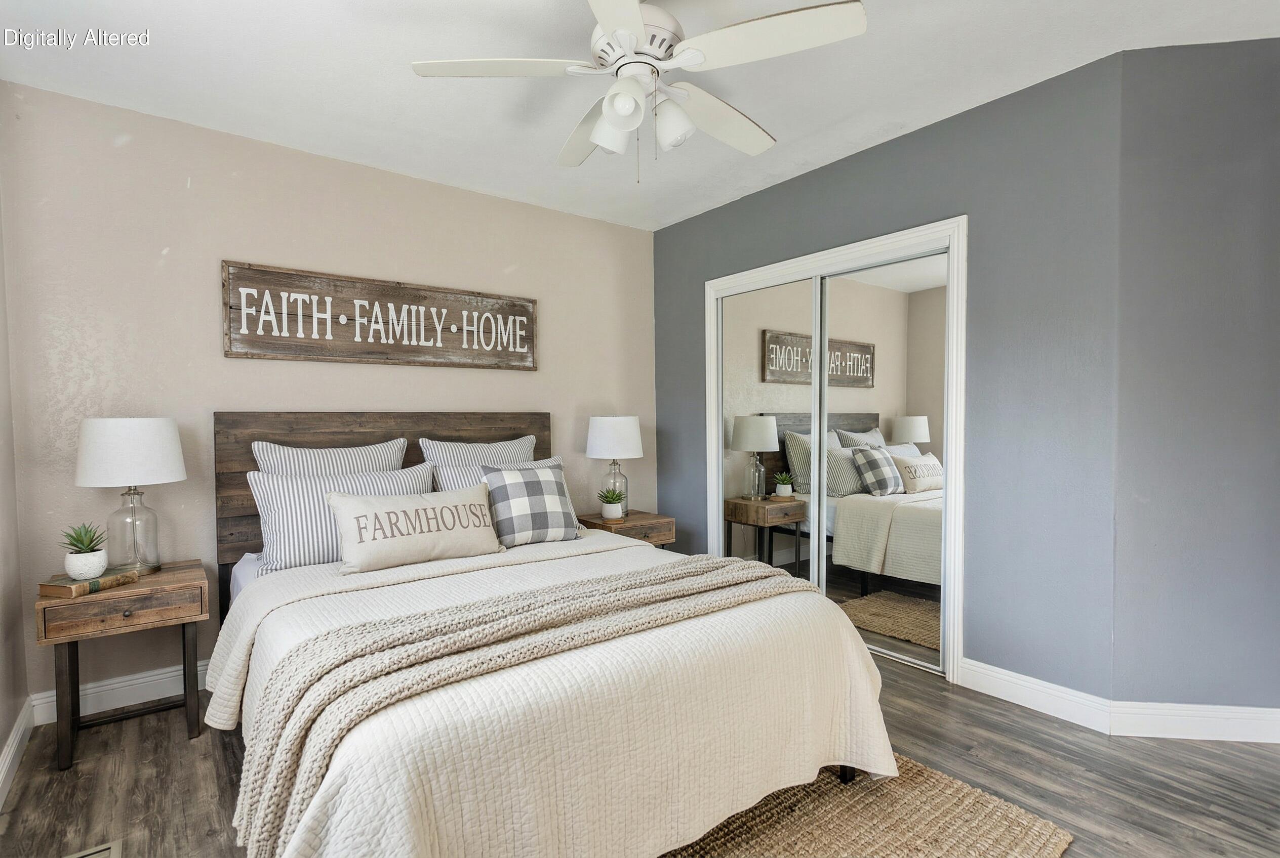 8641 Redbank Road Redding, CA 96001 - Photo 29 of 59 a bedroom with a bed and a view of bedroom