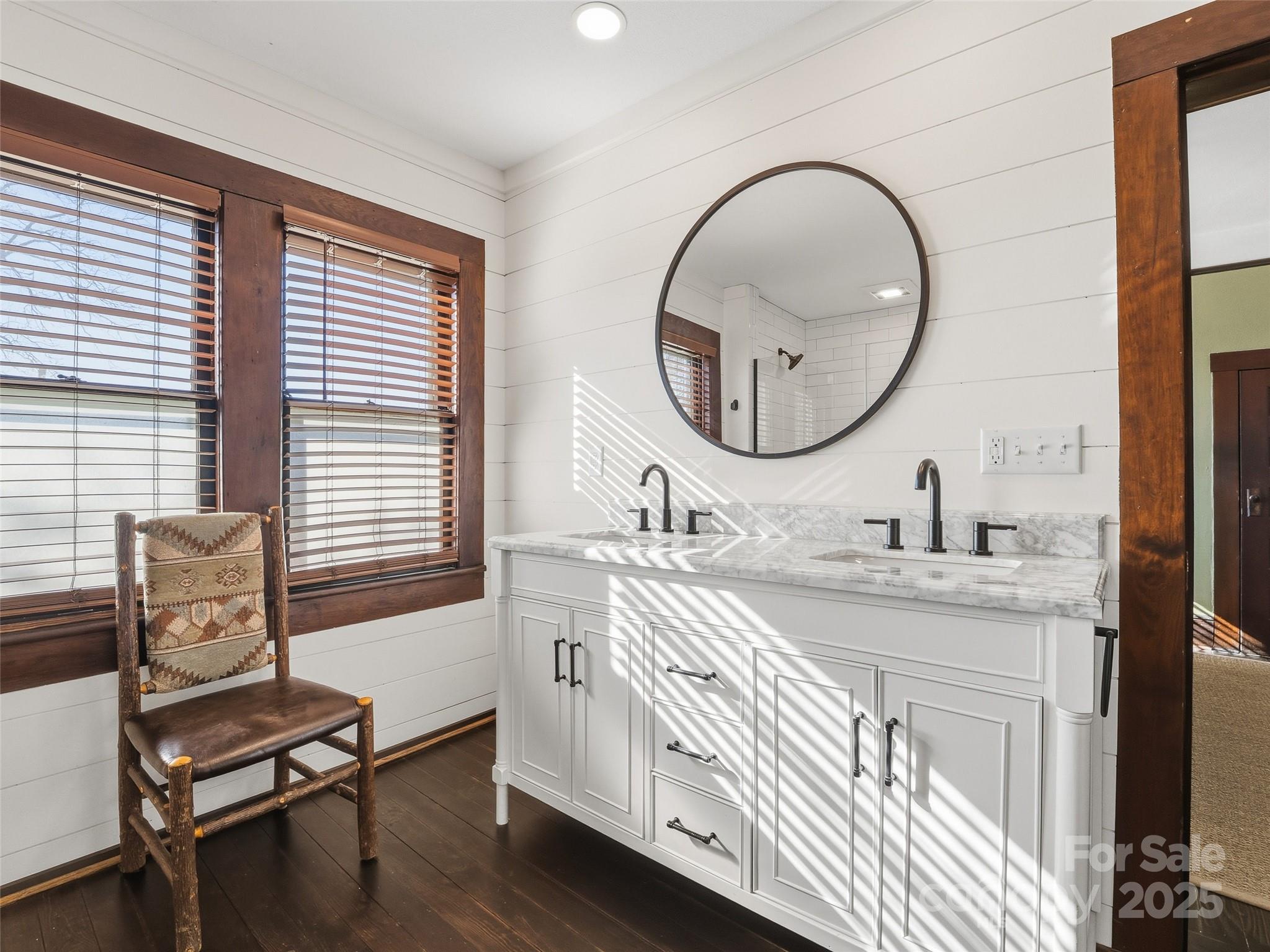 12 Sal's Lane Brevard, NC 28712 - Photo 20 of 39 a bathroom with 2 sink and a mirror