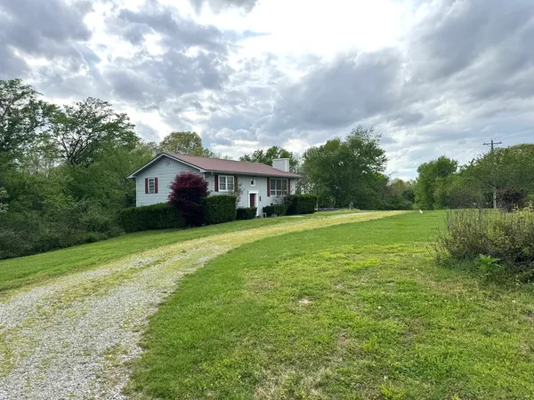 a view of house with garden