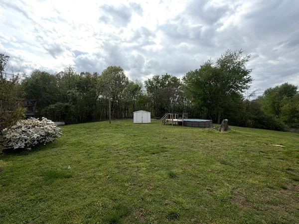 a garden view