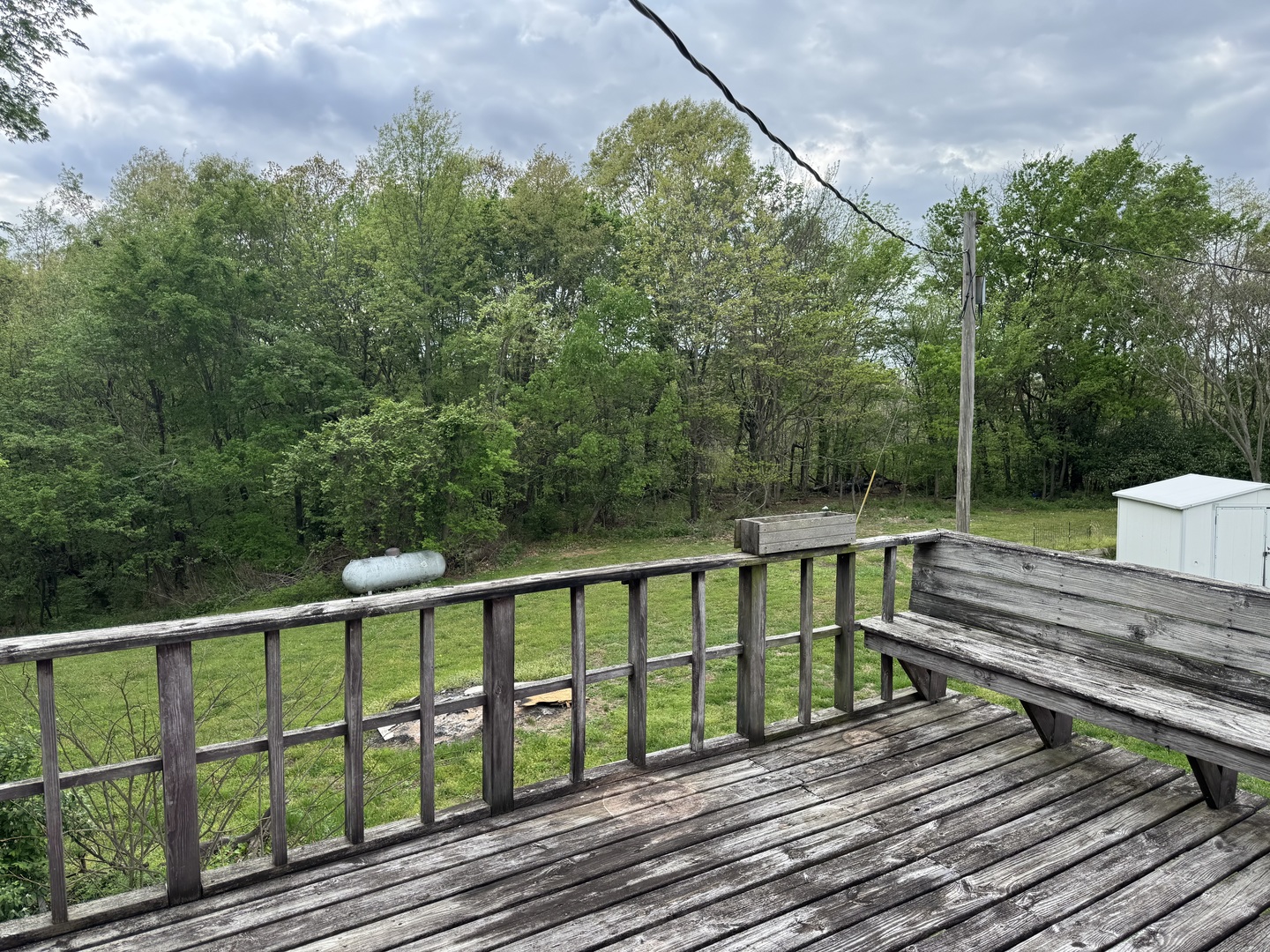 2884 Tick Ridge Road Grand Chain, IL 62941 - Photo 35 of 35 a view of a wooden deck