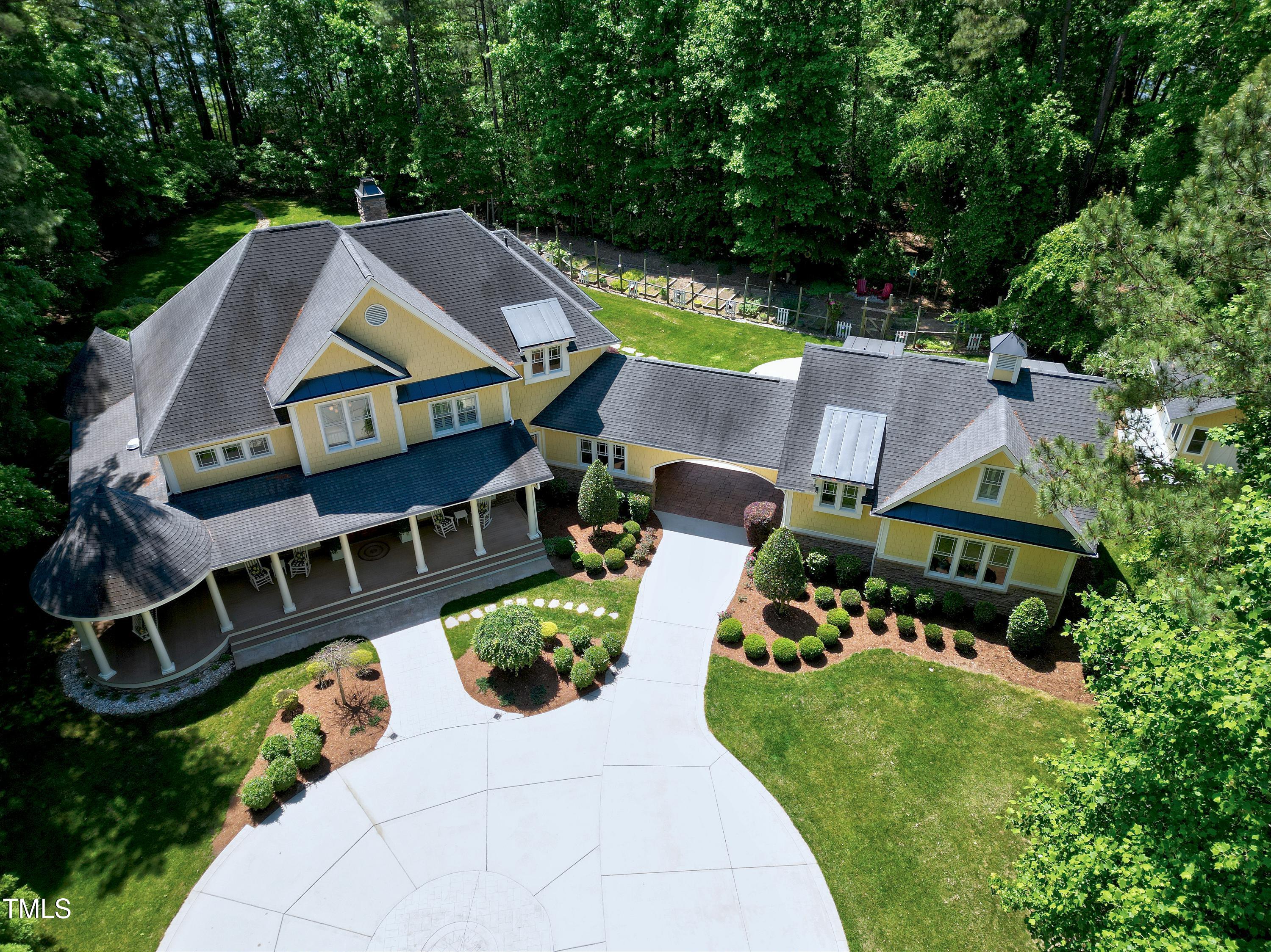 5318 Burning Oak Court Raleigh, NC 27606 - Photo 2 of 3 Up Close Aerial View