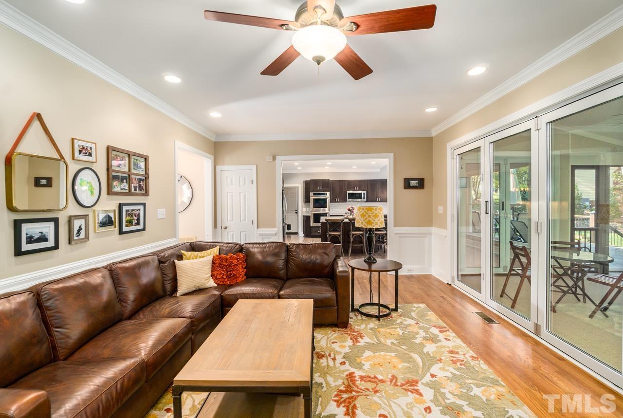 9200 Ranworth Way Raleigh, NC 27615 - Photo 16 of 39 Family room is located directly beside the kitchen providing for great space to entertain.