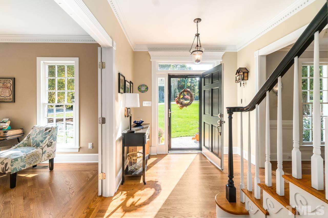 9200 Ranworth Way Raleigh, NC 27615 - Photo 5 of 39 Hardwood floors throughout the entire first floor.