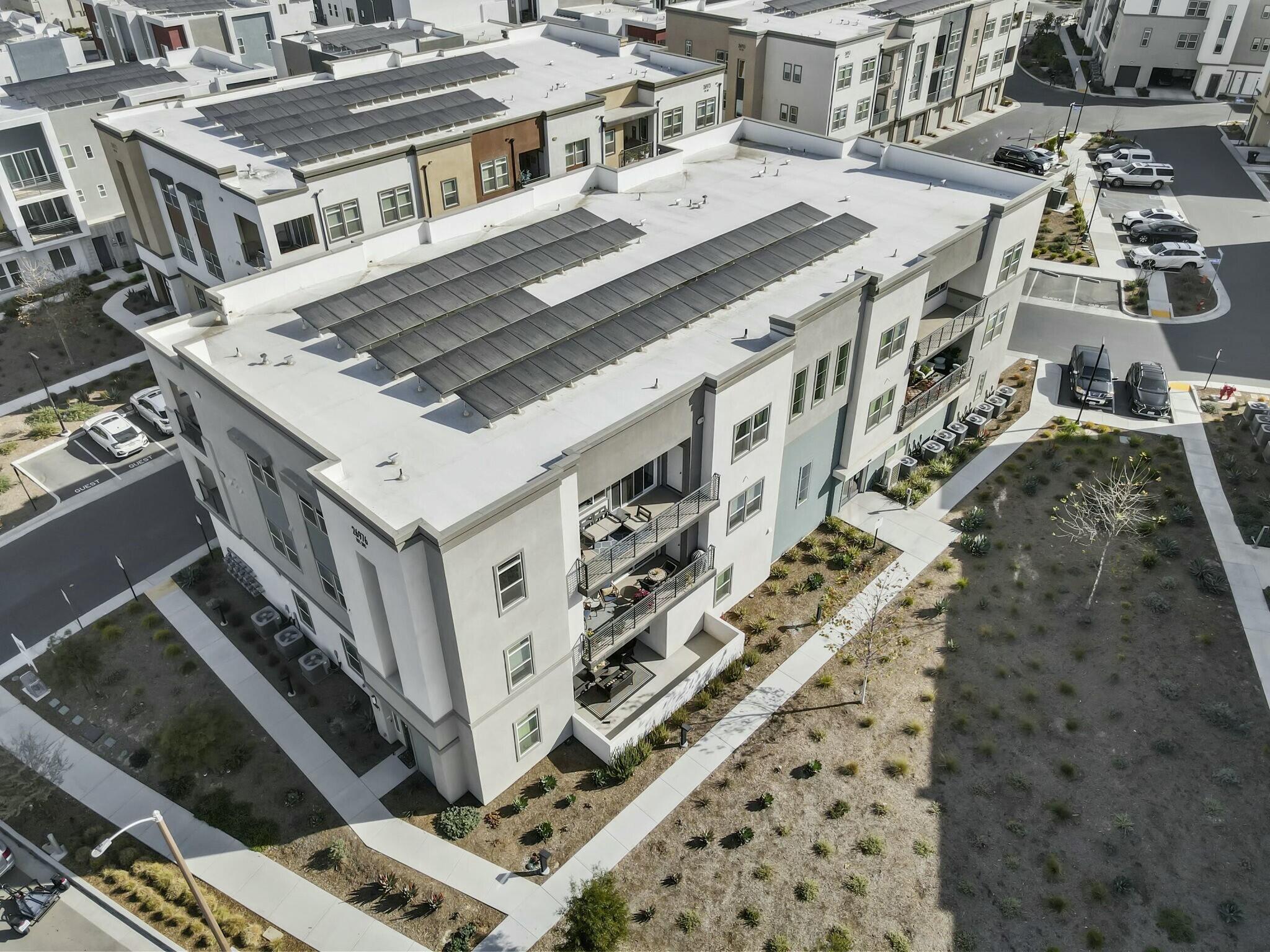 26976 West Prospector Road, Unit 205 Valencia, CA 91381 - Photo 3 of 31 a roof view of a building