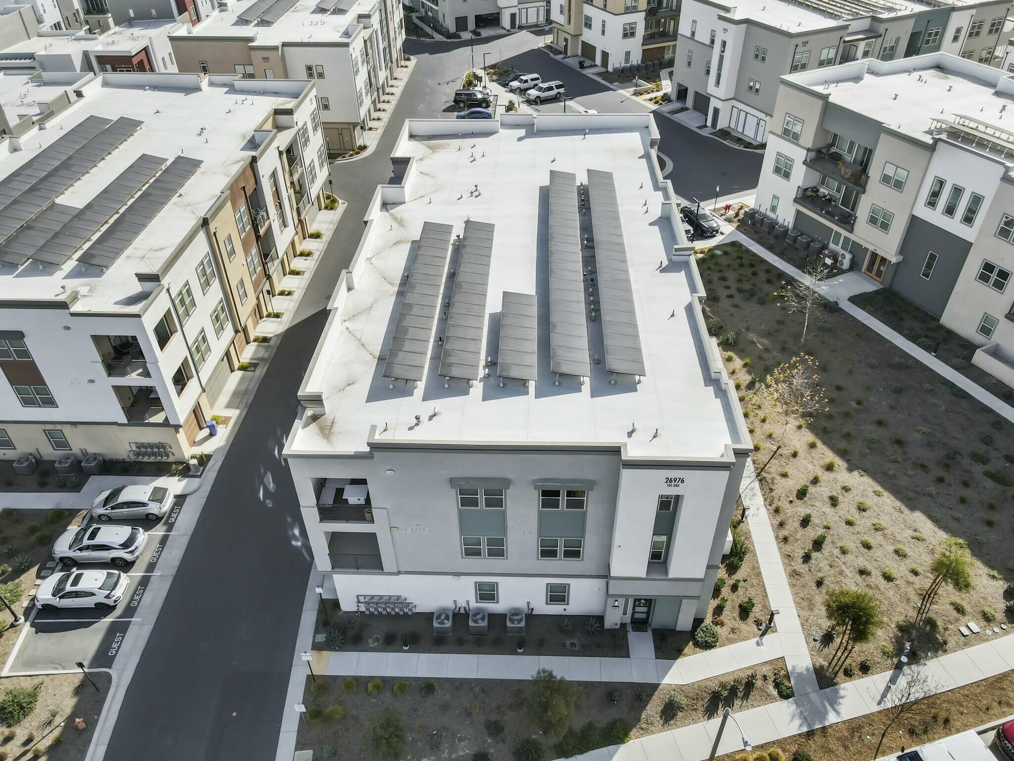 26976 West Prospector Road, Unit 205 Valencia, CA 91381 - Photo 4 of 31 an aerial view of a house