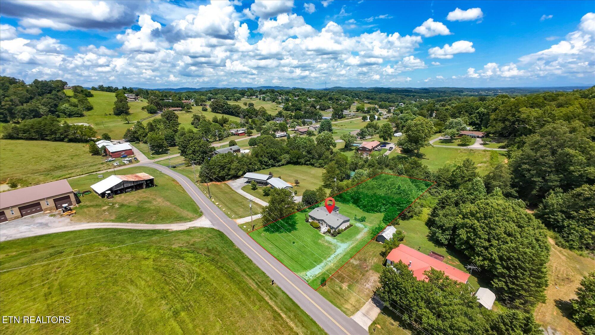2764 Roberts Road Kodak, TN 37764 - Photo 4 of 29 Aerial view lot lines