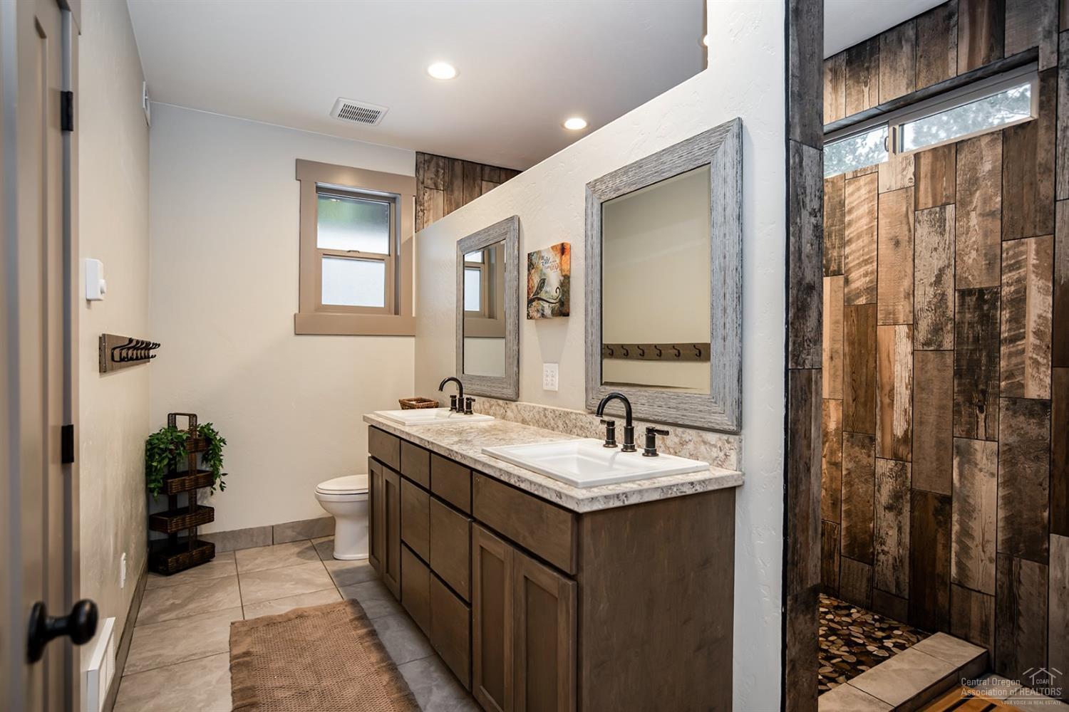 17325 Elsinore Road Bend, OR 97707 - Photo 14 of 25 Master bathroom with walk-in shower