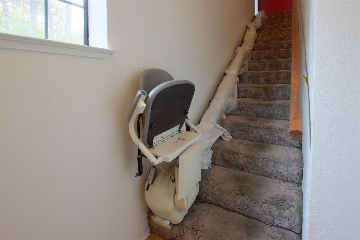 40502 Saddleback Road Bass Lake, CA 93604 - Photo 34 of 34 Stair Lift from Front Door to Main Level