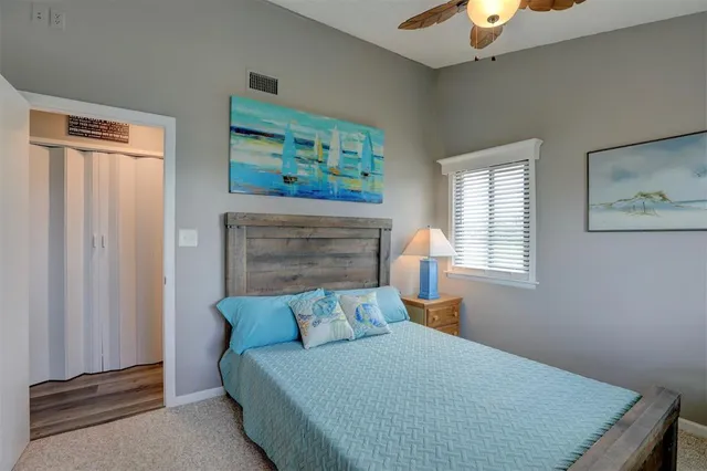 a view of a park with swings