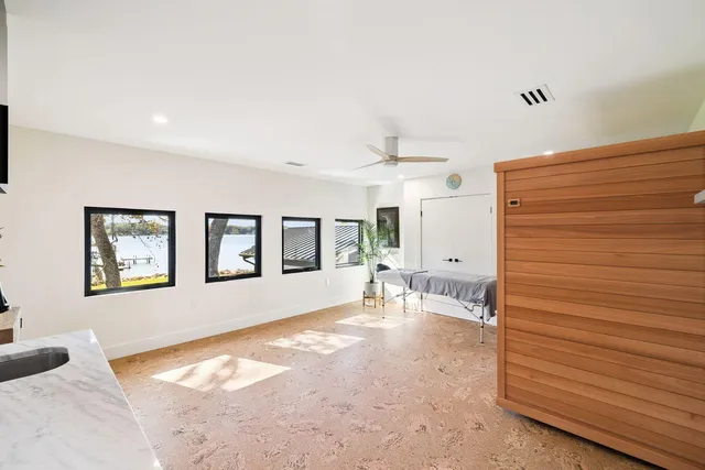 a view of livingroom with furniture and window