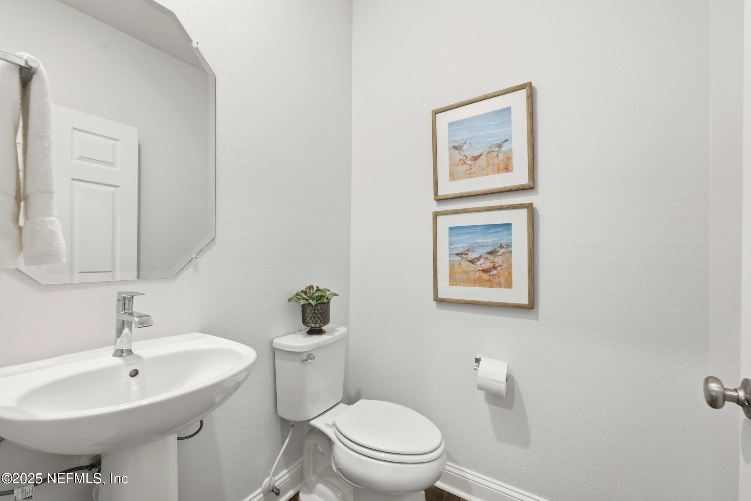 251 Rambling Brk Trail St. Johns, FL 32259 - Photo 26 of 40 a bathroom with a toilet a sink and mirror