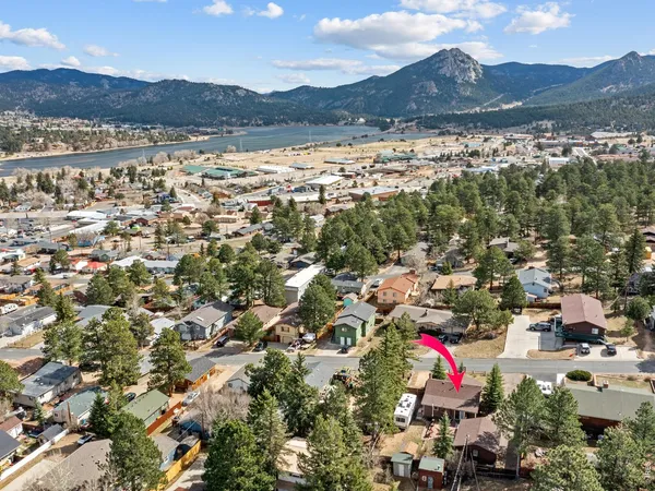 a view of city and mountain