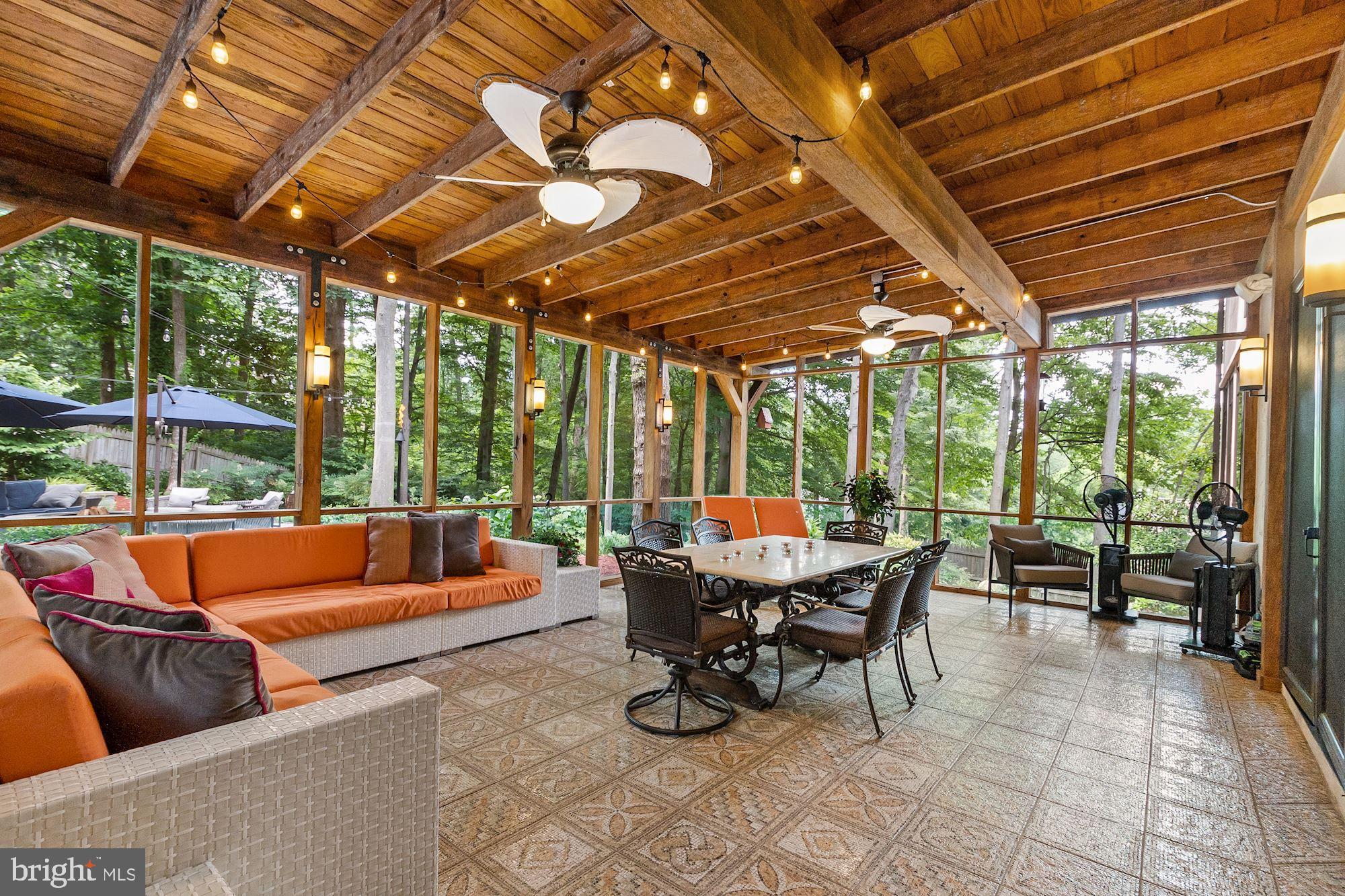 7400 Nevis Road Bethesda, MD 20817 - Photo 17 of 47 a outdoor living space with patio furniture and garden view