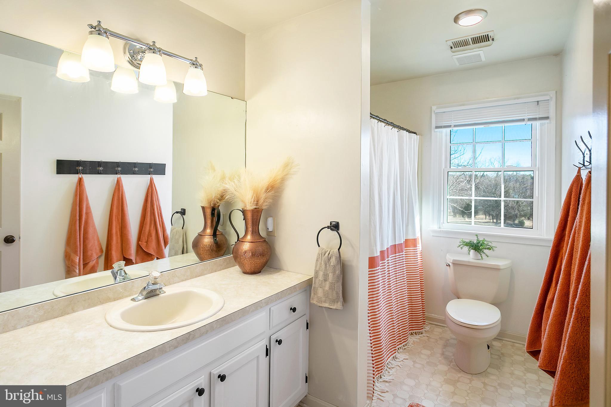 11946 Ropp Lane Lovettsville, VA 20180 - Photo 22 of 48 a bathroom with a granite countertop sink toilet and shower