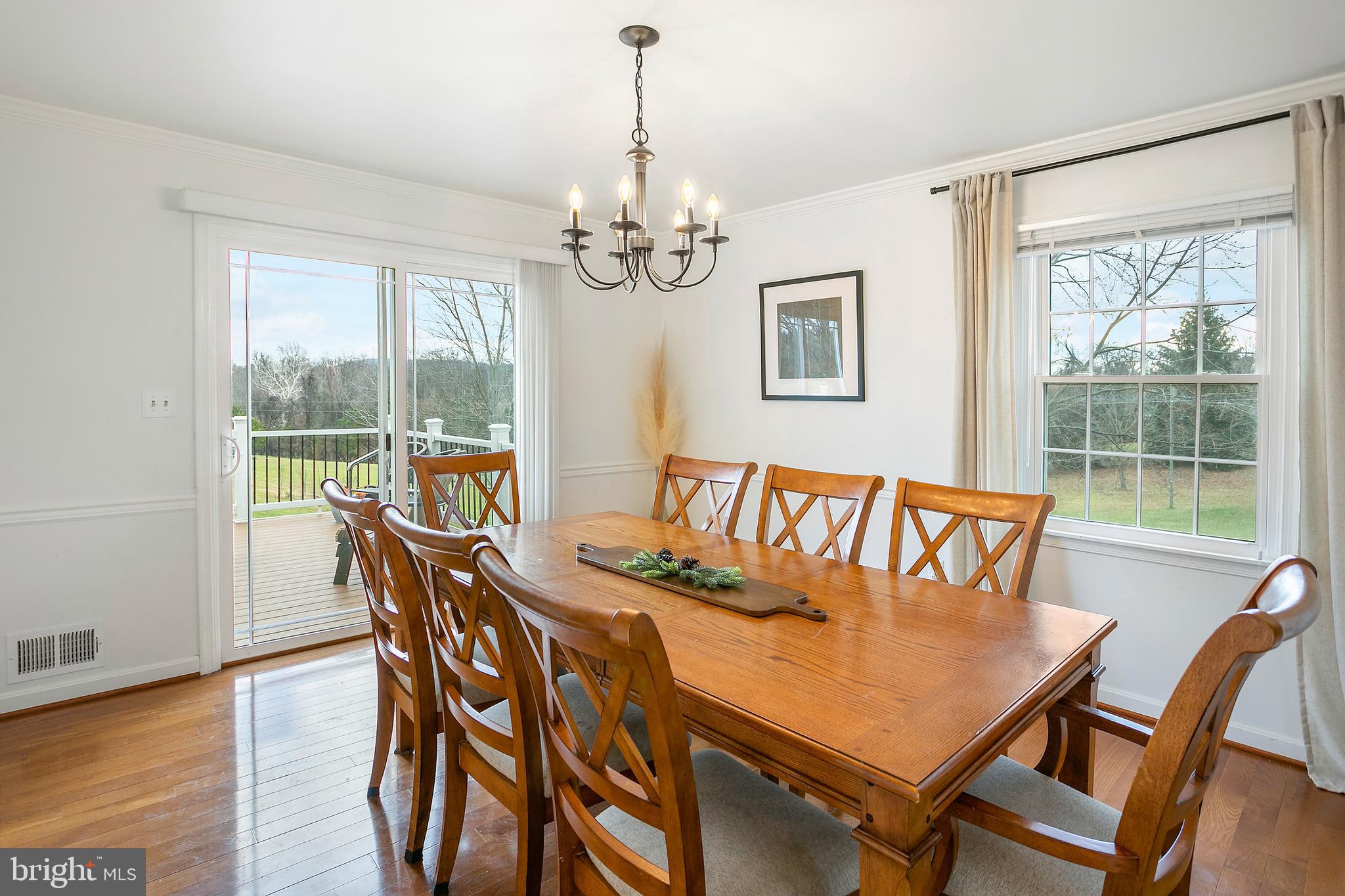 11946 Ropp Lane Lovettsville, VA 20180 - Photo 6 of 48 a view of a dining room with furniture window and outside view