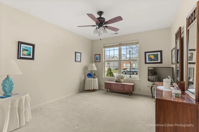 a room with furniture and window