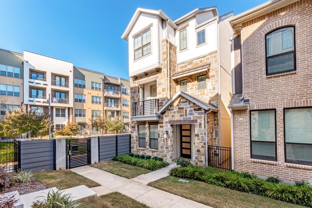 8202 Laflin Lane Dallas, TX 75231 - Photo 2 of 22 a front view of a house with a yard