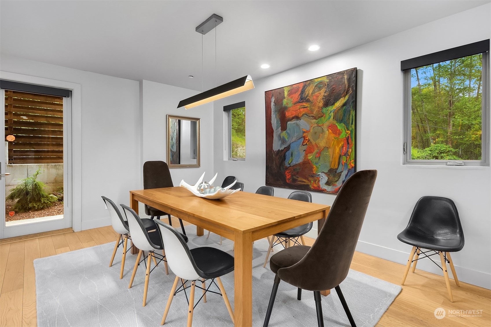 4312 West Cramer Street Seattle, WA 98199 - Photo 17 of 40 a view of a dining room with furniture and a large window