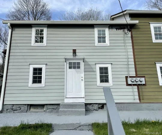 a view of a house with a balcony