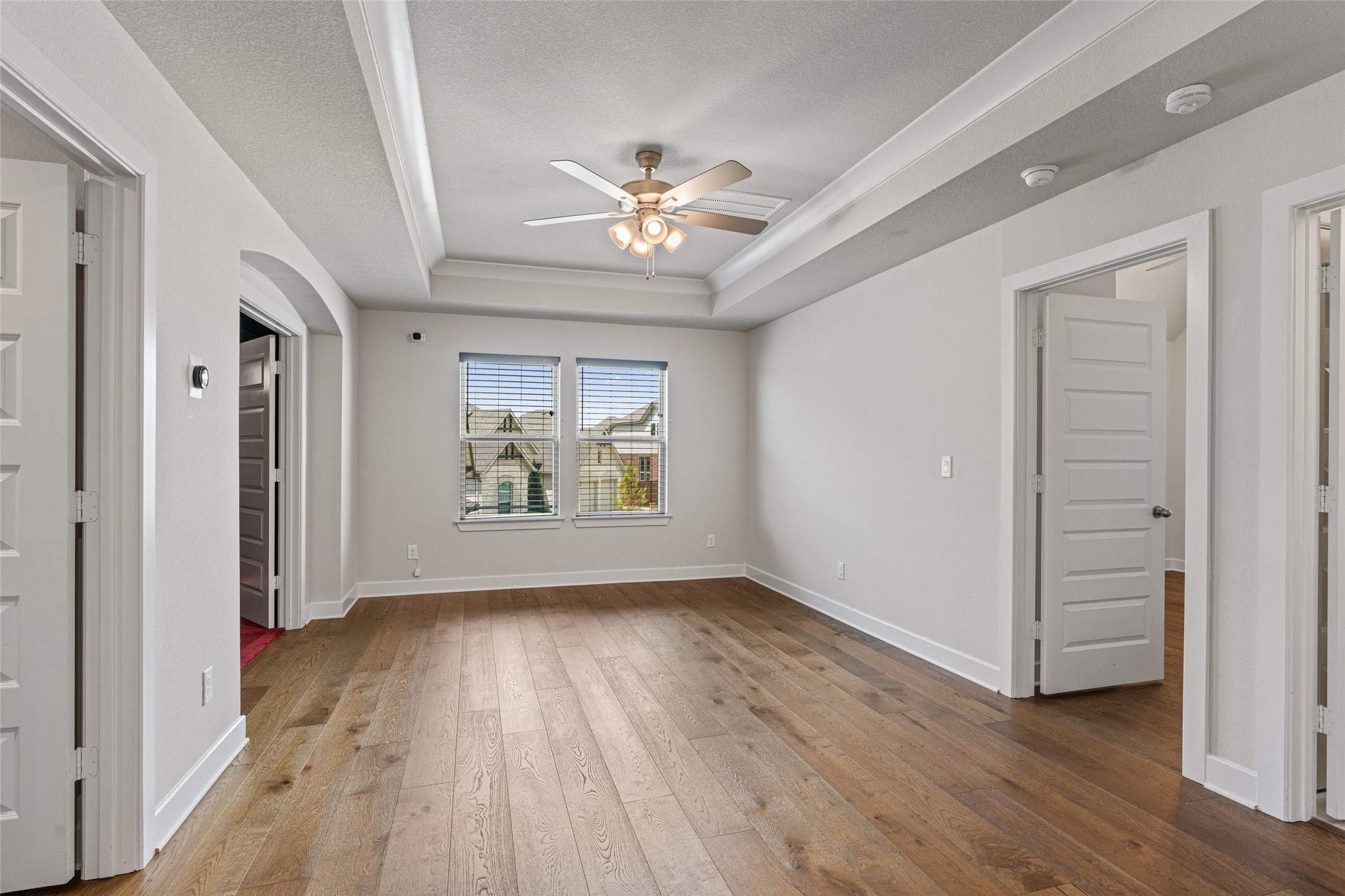 108 Rio Vista Drive Georgetown, TX 78626 - Photo 24 of 40 wooden floor in an empty room with a window