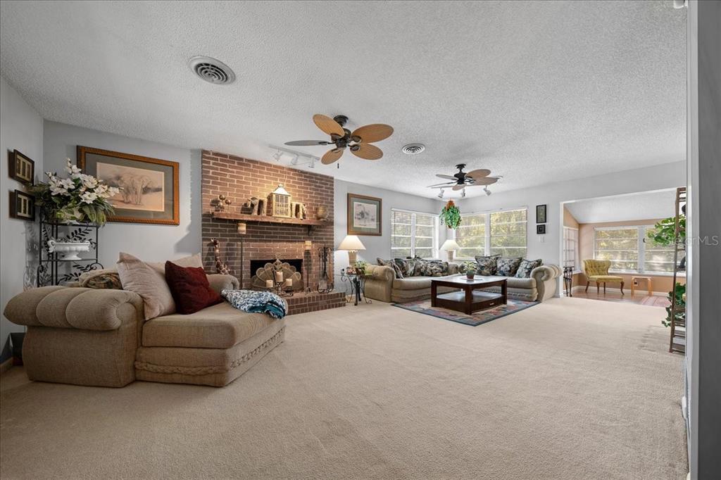 430 Southwest 43rd Place Ocala, FL 34471 - Photo 45 of 83 a living room with furniture and a fireplace