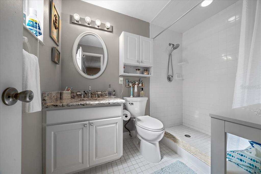 430 Southwest 43rd Place Ocala, FL 34471 - Photo 47 of 83 a bathroom with a granite countertop toilet sink and mirror