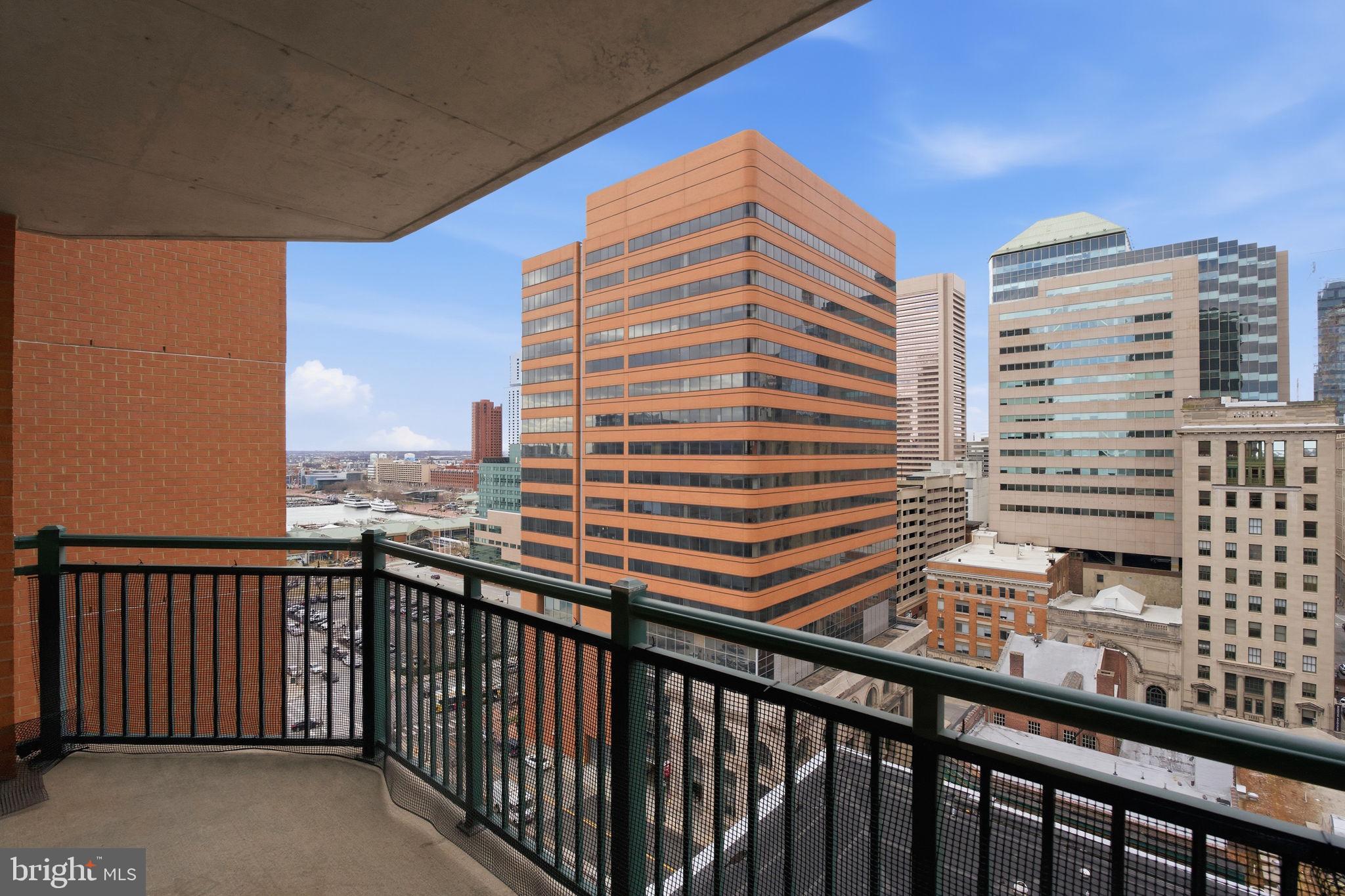 414 Water Street, Unit 1304 Baltimore, MD 21202 - Photo 21 of 24 a view of city from balcony