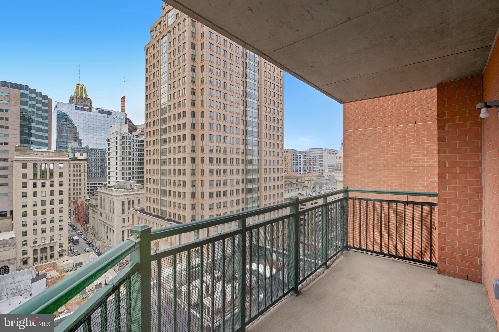 414 Water Street, Unit 1304 Baltimore, MD 21202 - Photo 23 of 24 a view of balcony with city
