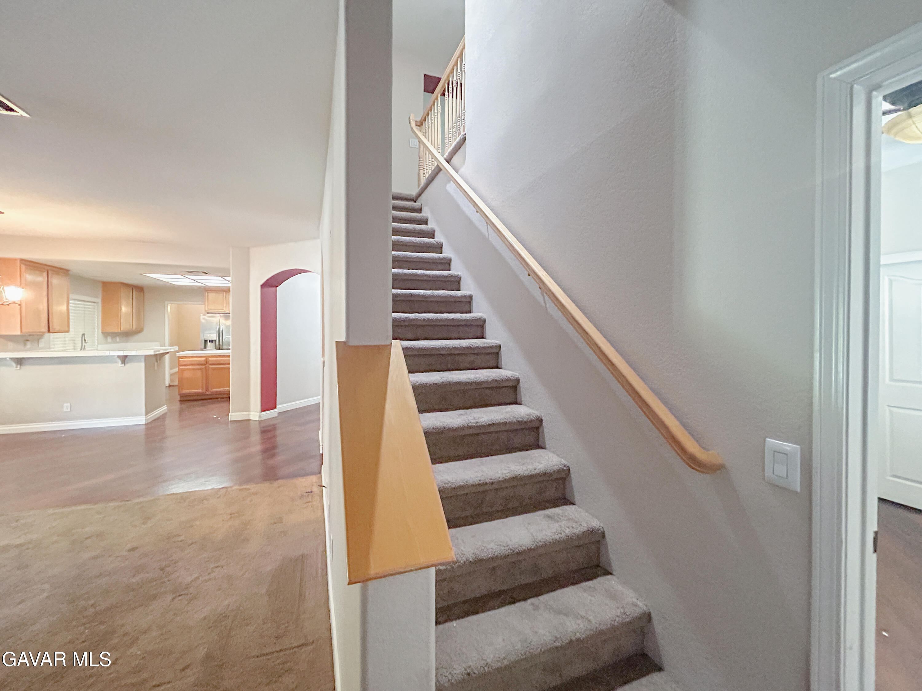 4011 Dee Dee Court Lancaster, CA 93536 - Photo 18 of 41 a view of entryway and hall with wooden floor